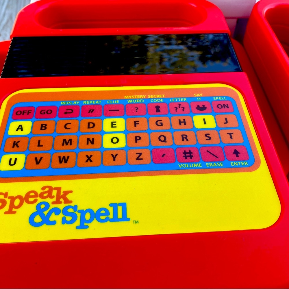 I am selling brand new Speak and Spell electronic games.